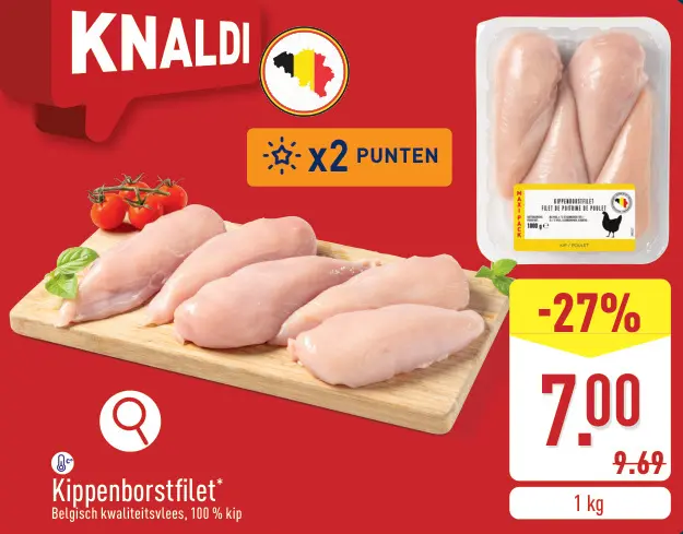 Promotie: Kippenborstfilet