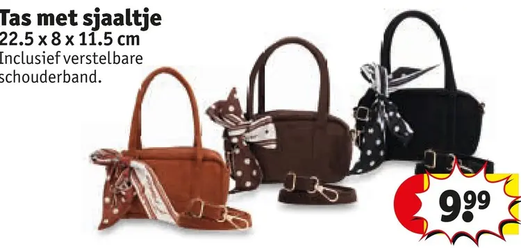 Aanbieding: Tas met sjaaltje