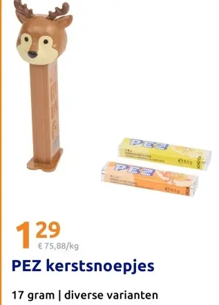 Aanbieding: PEZ kerstsnoepjes