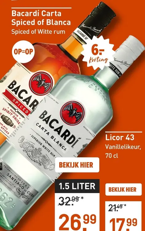 Aanbieding: Carta Spiced of Blanca