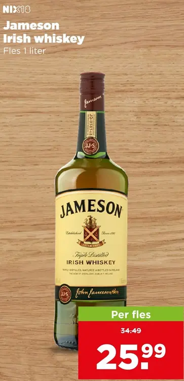Aanbieding: Irish whiskey