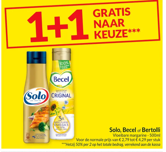 Promotie: Vloeibare margarine