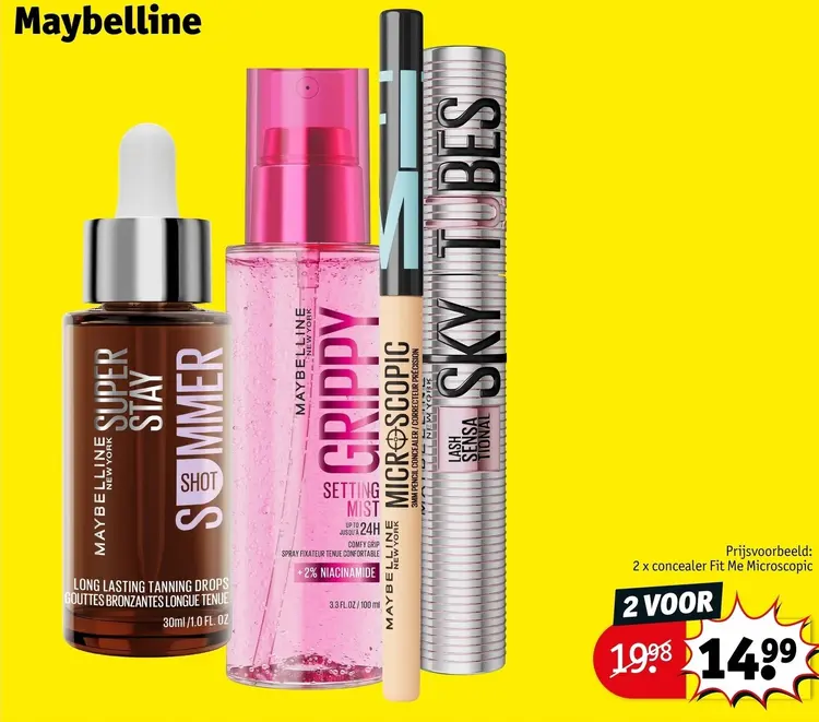 Promotie: Maybelline