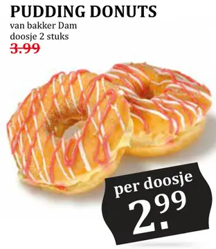 Aanbieding: Pudding donuts