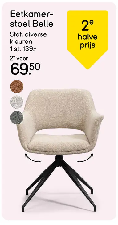 Aanbieding: Eetkamerstoel Belle