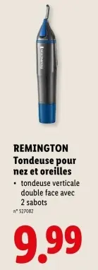 Offre: Tondeuse pour nez et oreilles