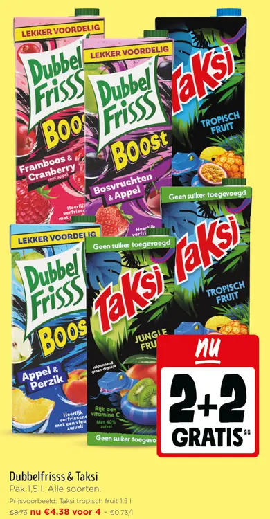 Promotie: Dubbelfrisss & Taksi