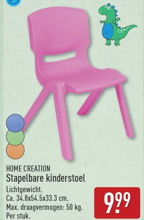 Aanbieding: Stapelbare kinderstoel