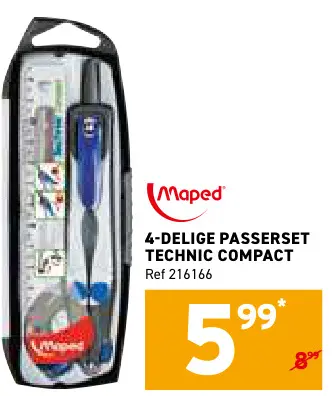 Promotie: Passerset technic compact