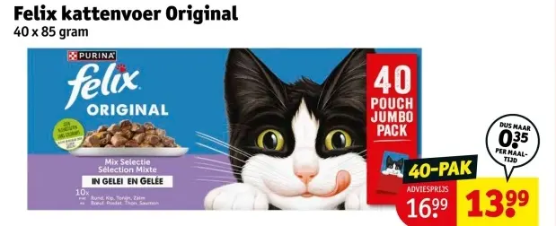 Aanbieding: Felix Kattenvoer Original