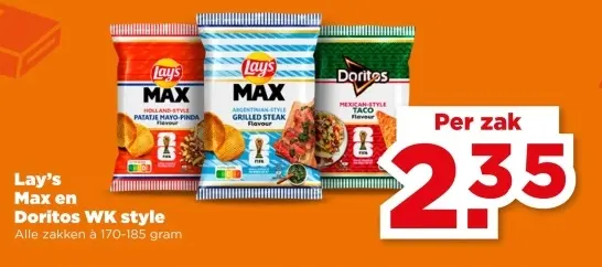 Lay's Max en Doritos WK style