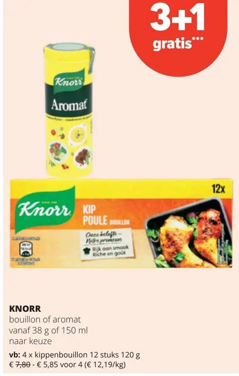 Aanbieding: bouillon of aromat