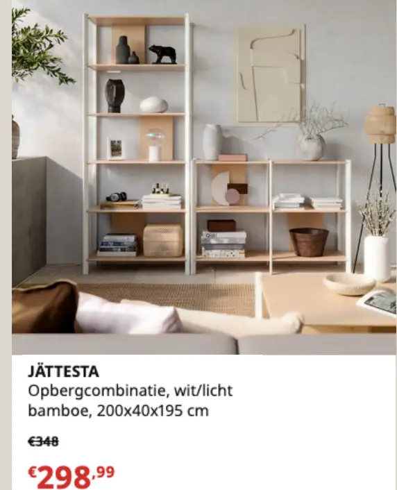 Promotie: Jättesta opbergcombinatie