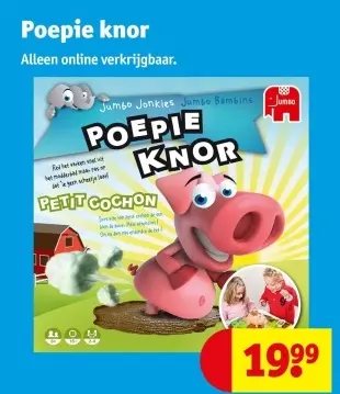 Aanbieding: Poepie knor