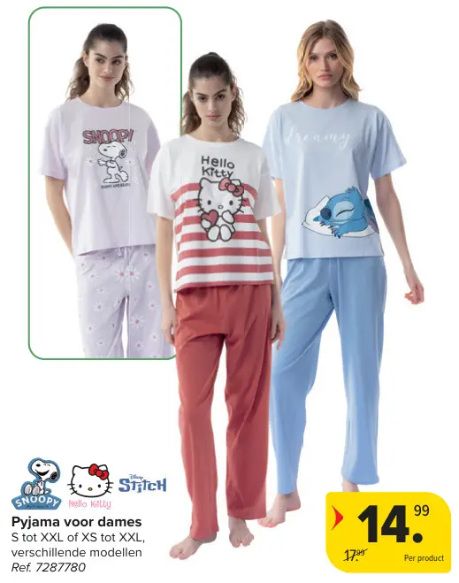 Promotie: Pyjama voor dames