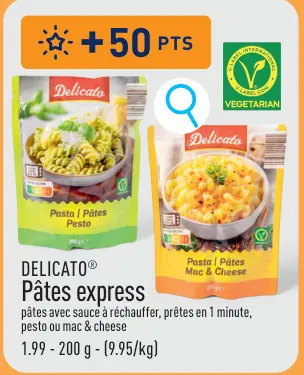 Offre: Pâtes express