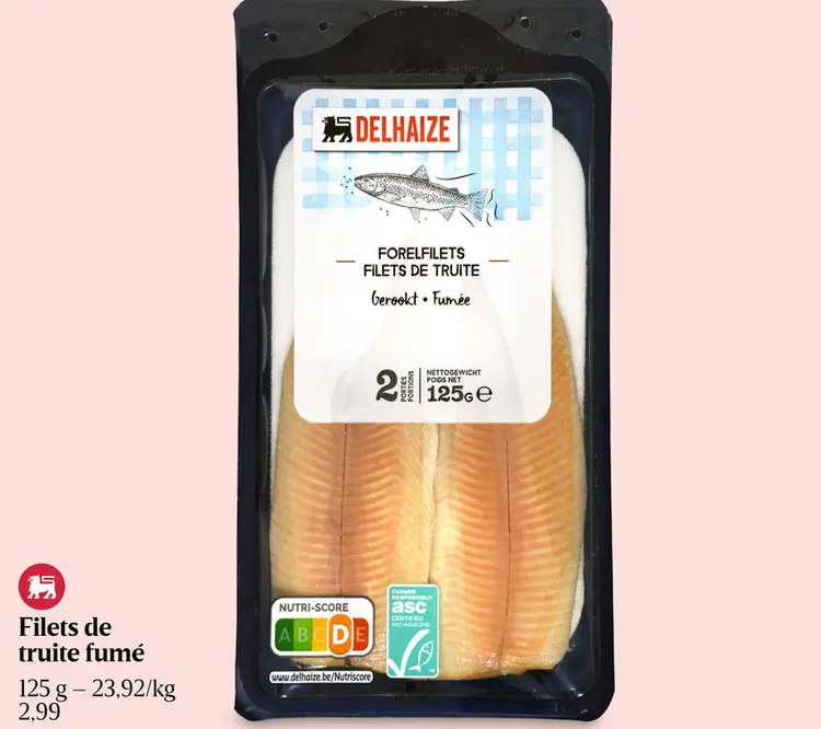 Offre: Filets de truite fumé