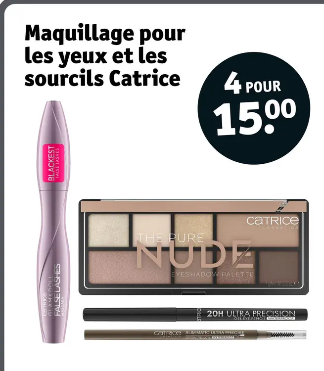 Offre: Maquillage pour les yeux et les sourcils