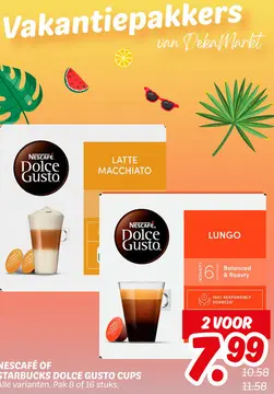 Aanbieding: Nescafé of STARBUCKS Dolce Gusto cups