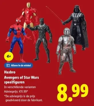 Aanbieding: Avengers of Star Wars speelfiguren