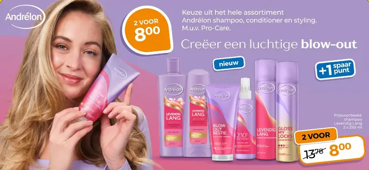 Aanbieding: Shampoo, conditioner en styling