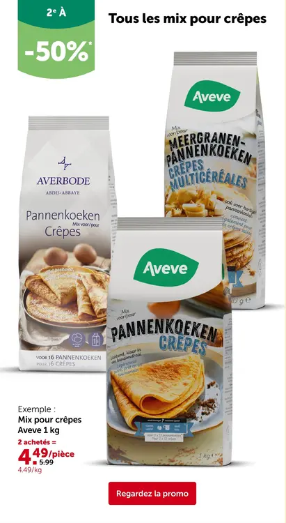 Offre: Mix voor pannenkoeken