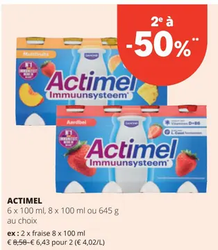 Offre: Actimel
