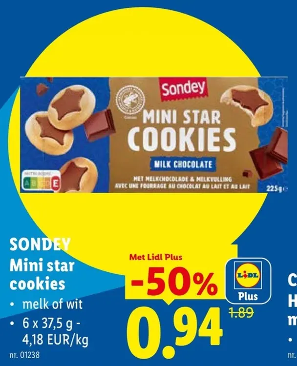 Promotie: Mini star cookies