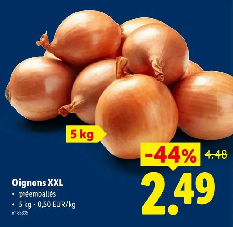 Offre: Oignons XXL