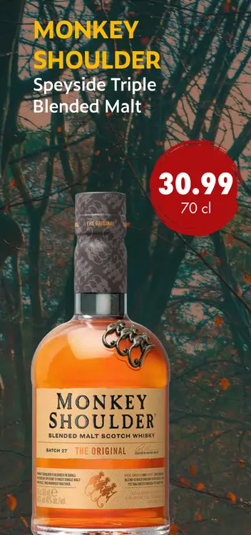 Aanbieding: Monkey shoulder