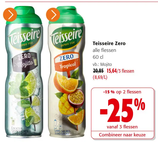 Promotie: Teisseire Zero