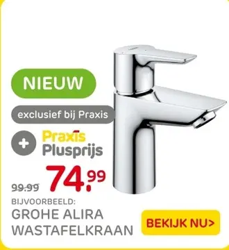 Aanbieding: Grohe alira wastafelkraan