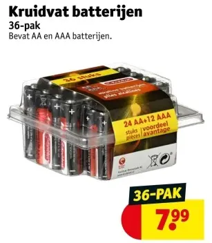 Aanbieding: Kruidvat batterijen