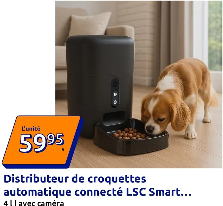 Offre: LSC Smart Connect Distributeur de croquettes automatique connecté LSC Smart Connect