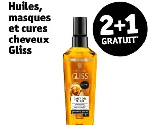 Offre: Huiles, masques et cures cheveux