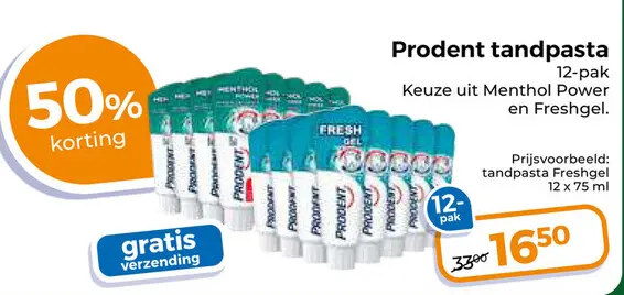 Aanbieding: tandpasta