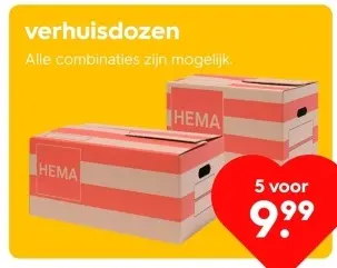 Aanbieding: verhuisdozen