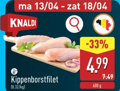 Promotie: Kippenborstfilet