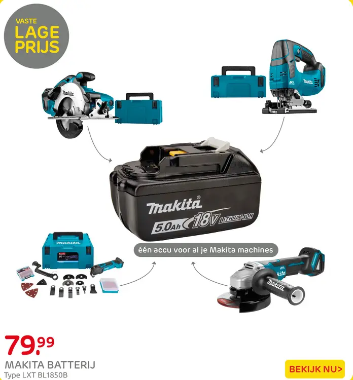 Aanbieding: Makita Battery
