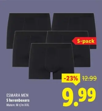 Aanbieding: ESMARA MEN herenboxers