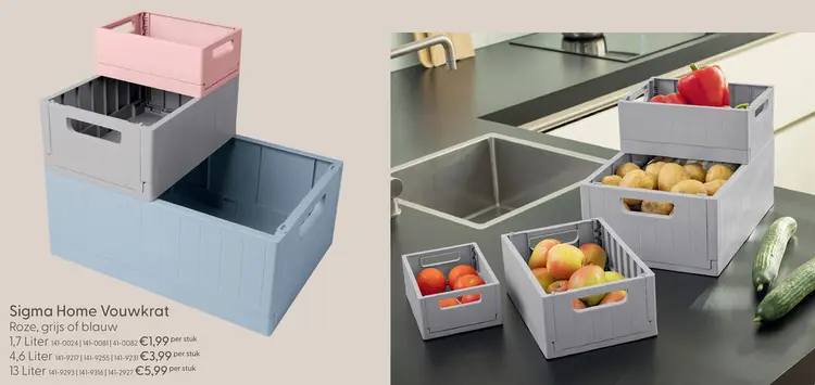 Aanbieding: Sigma Home vouwkrat
