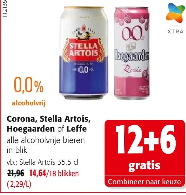 Promotie: alcoholvrije bieren in blik
