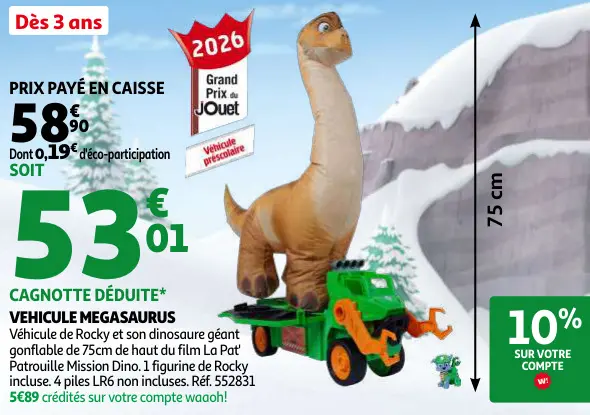 Promotie: Vehicule Megasaurus