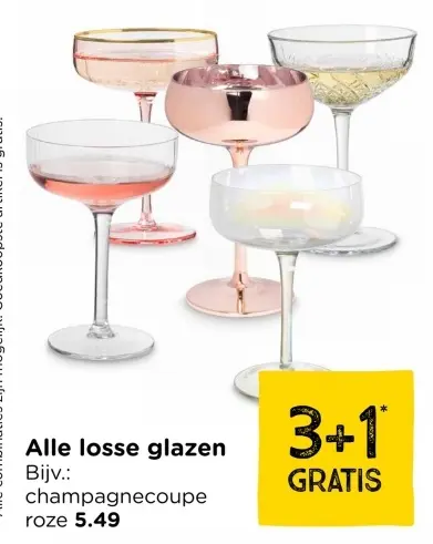 Promotie: Alle losse glazen