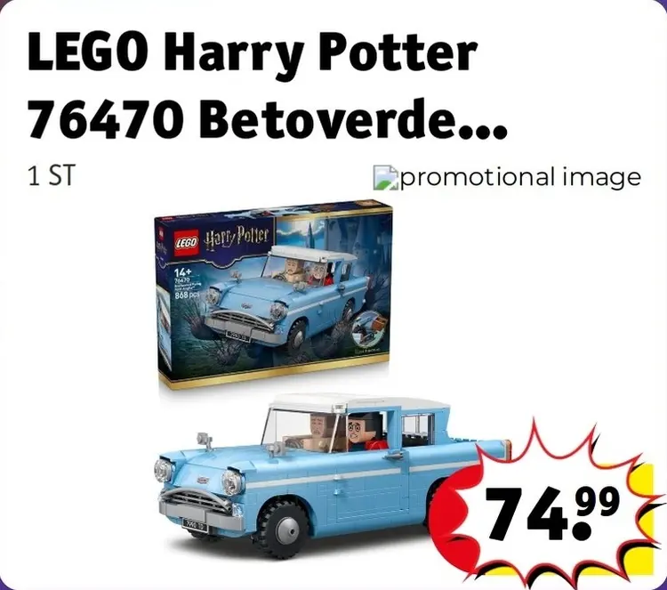 Aanbieding: LEGO Harry Potter 76470 Betoverde...