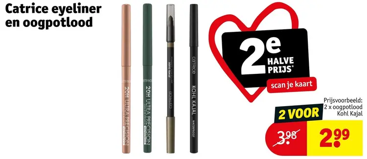 Promotie: Eyeliner en oogpotlood