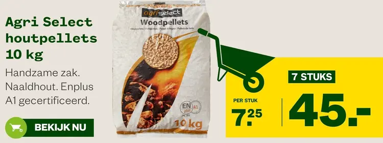 Aanbieding: Agri Select Houtpellets