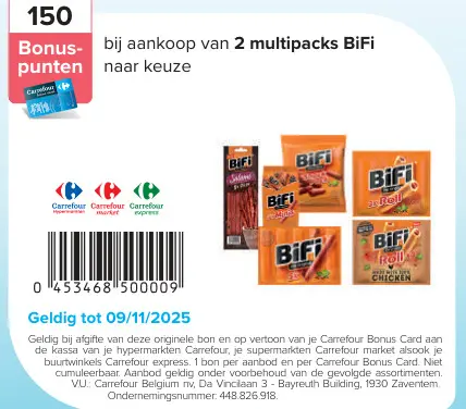 Aanbieding: multipacks BiFi