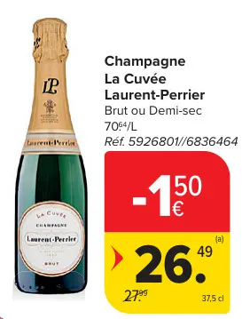 Offre: Champagne La Cuvée