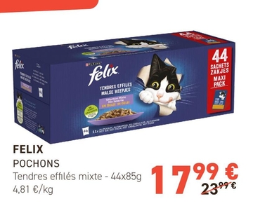 Offre: FELIX POCHONS Tendres effilés mixte